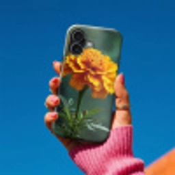 Bloemblaadjes - Afrikaan - Oranje - Wazig Toughcase MagSafe Apple iPhone 17 klein -Sfeer1V