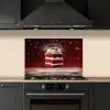 Rode - Velvet - Taart - Eten keuken achterwand spatscherm klein -sfeer1
