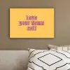Love yourself - Roze - Geel canvas 2cm klein -sfeer3