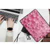 Roze - Schuim - Bubbels laptophoes neopreen klein -bureau