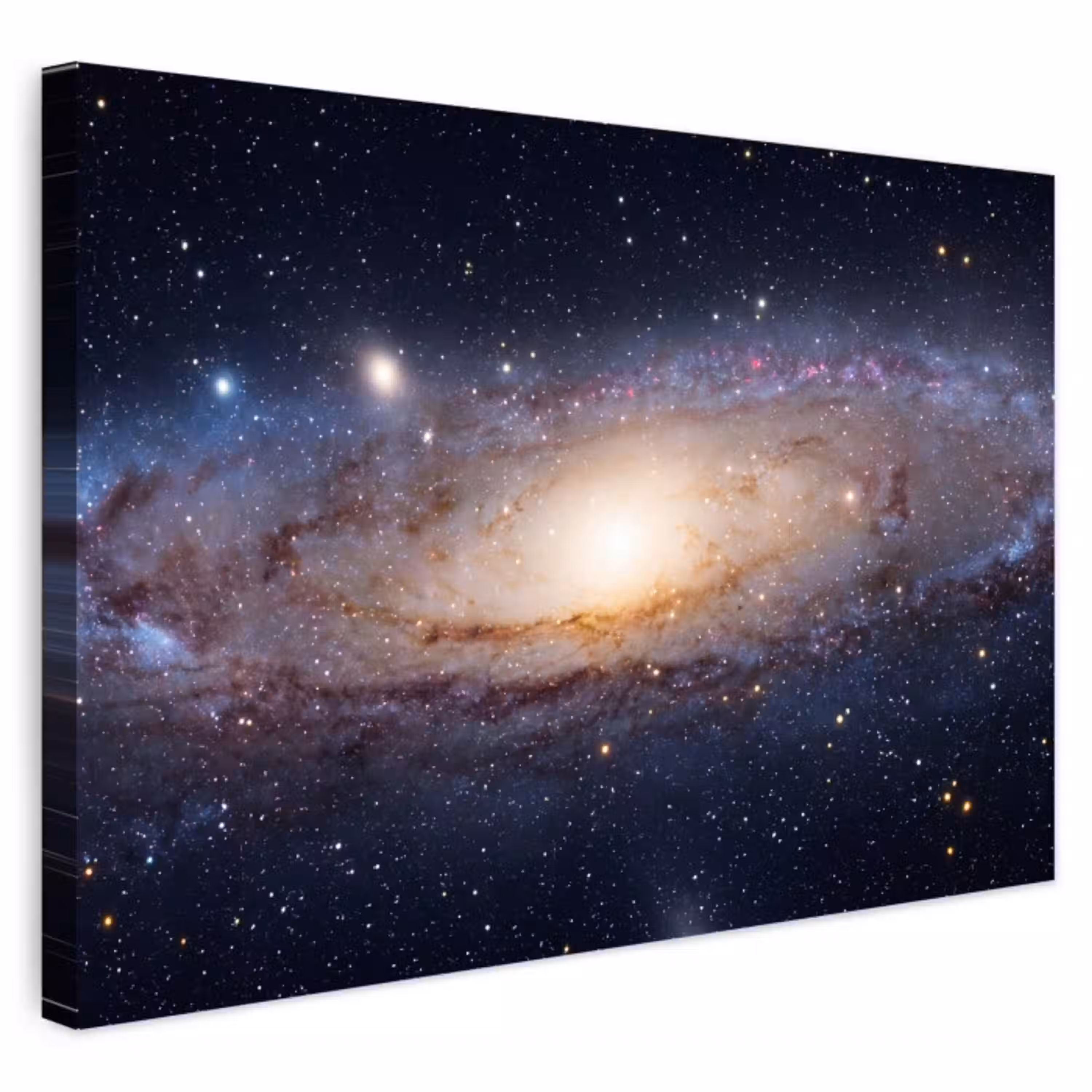 Sterrenstelsel - Ruimte - Kosmos Tuinposter op houten frame 2 cm dik klein -3d