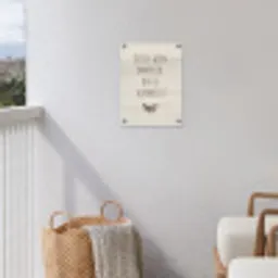Bruin - Minimalistisch - Quote - Zomer tuinposter los doek klein -sfeer8