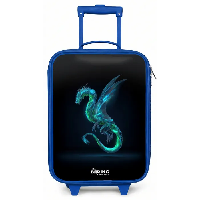 Legendarische cyberdraak Kinderkoffer - Blauw klein -zz3dotto