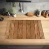 Hout - Naturel - Planken - Structuur Inductie beschermer vinyl 3mm klein -sfeer5