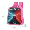 Raceauto - Verlichting - Neon - Rood Kinderrugzak - Roze middel -productfoto_formaten
