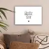 Quotes - Spreuken - Oma - Grandma's hotel always open canvas 2cm klein -sfeer1