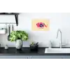 Camera - Memories - Roze - Geschilderd Muursticker klein -keuken