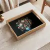 Bloemen - Art - Pastel - Quotes Dienblad Rechthoek middel -sfeer1