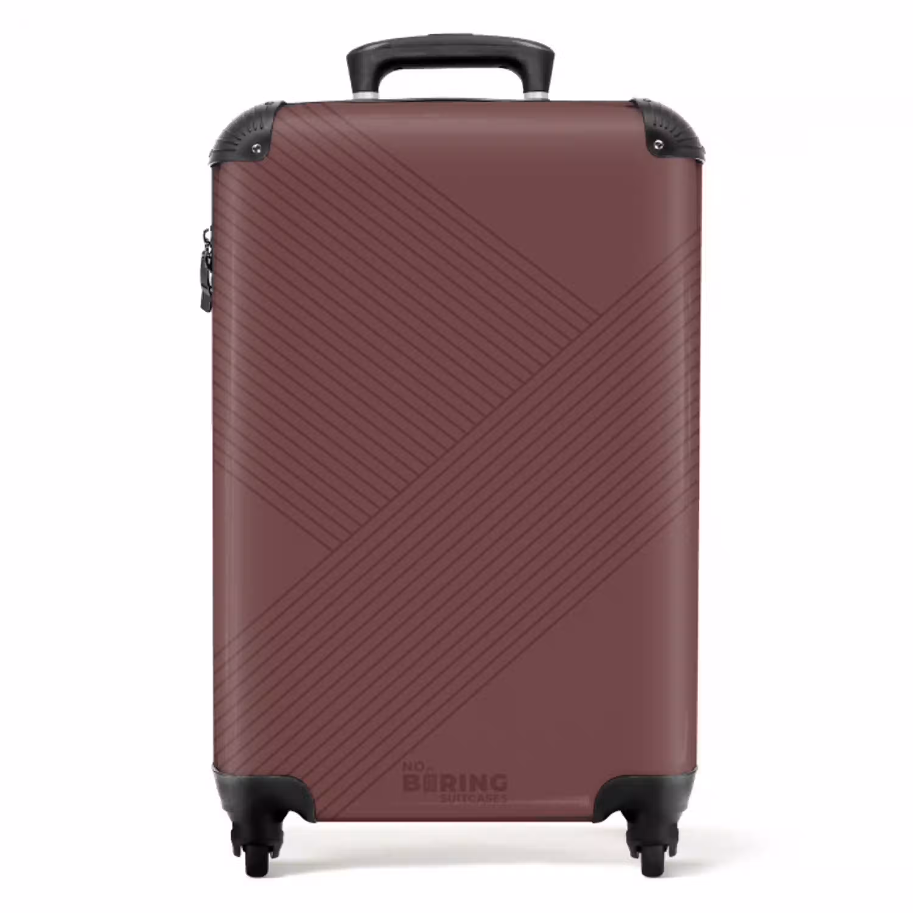 Minimal - Kruisende lijnen op NBS - Handbagage koffer - Unisex middel -productfoto_recht