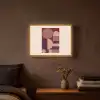Geometrisch - Cirkels - Rood Light Box met batterij (Wandlamp) middel -sfeer4