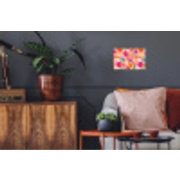Bloesems - Vrolijk - Kleurrijk Muursticker klein 286 -kamerbank
