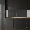 Donkergrijs - Asfaltstructuur - Ruw keuken achterwand 2 middel 871 -sfeer1