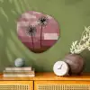 Illustratie - Bloemen - Vlakken - Abstract Wandcirkel Organisch Forex 3mm klein -sfeer2