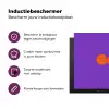See the good - Oranje - Paars - Smiley Inductie beschermer vinyl 3mm klein -zzzzzzz-cc-usp