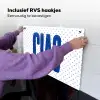 Ciao - Stippen - Roze - Wit Inductie beschemer met haakjes klein -ky-ophangen-nl