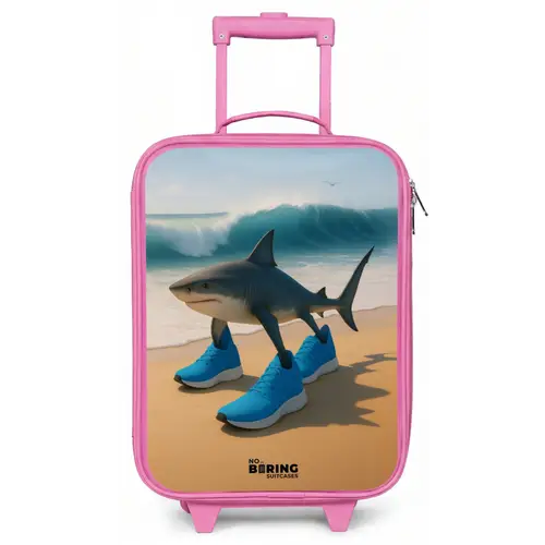 Tralalero tralala Kinderkoffer - Roze klein -zz3dotto