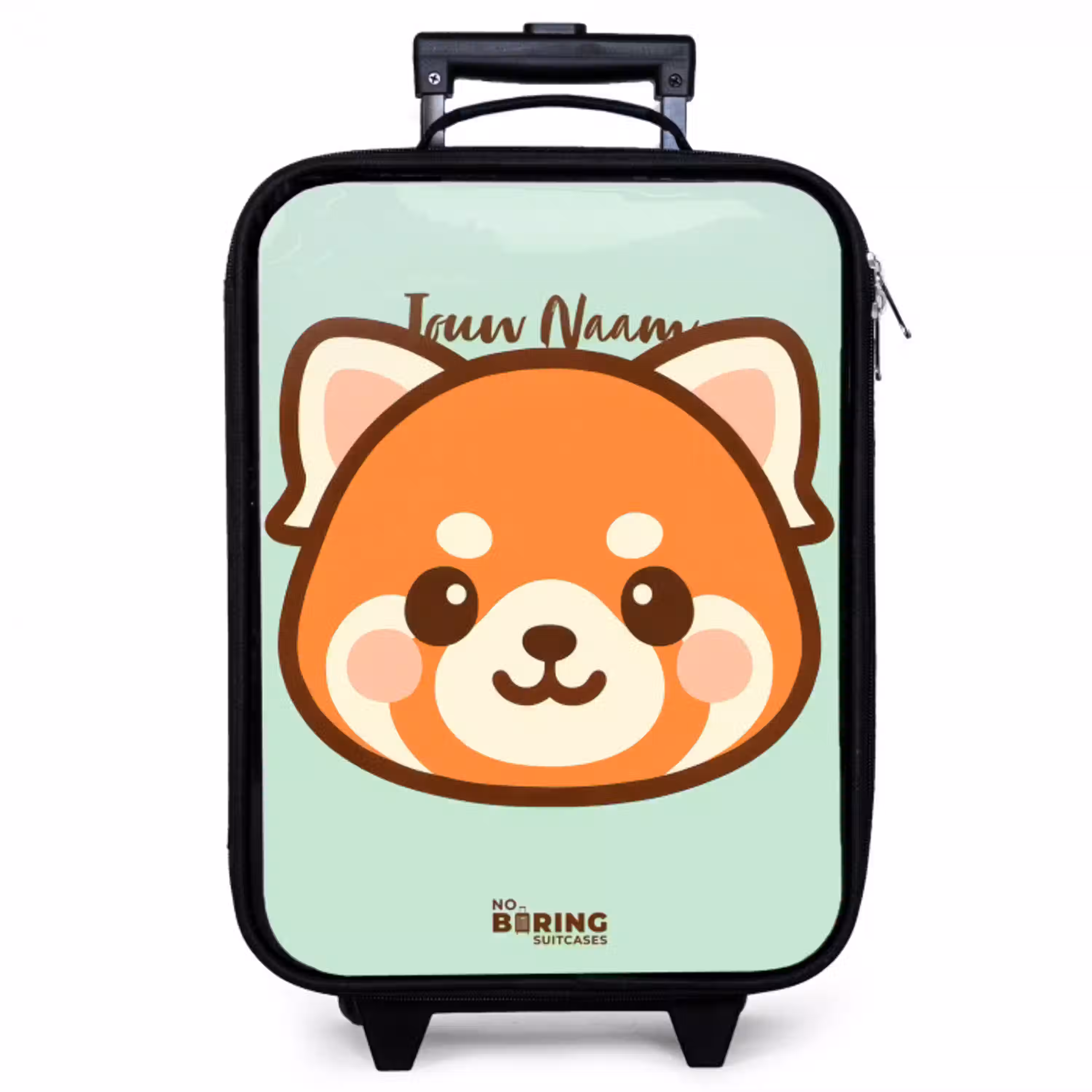 Kawai - Rode panda - Groen Kinderkoffer - Zwart klein -zzz_website3d