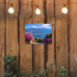 Lake Como - Italië - Landschap tuinposter los doek klein -sfeer1