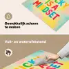 Quote - Lucky - Regenboogkleuren Inductie beschemer met haakjes middel -ky-schoon-nl