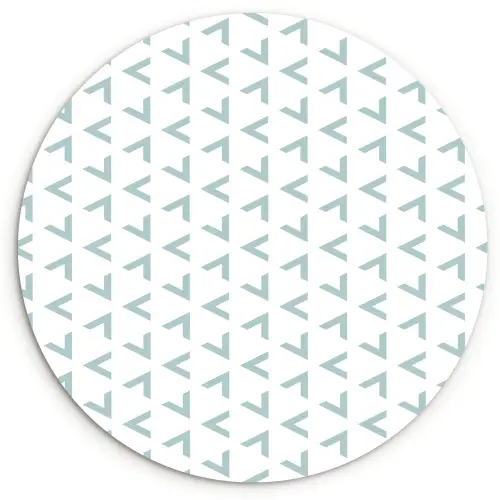 Geometrie - Patronen - Abstract Wandcirkel kunststof plaat 5mm dik klein 188 -3d