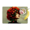 Vrouw - Appels - Rood - Bladeren Placemat vinyl groot -zzzproduct_Kitchenyeah-website