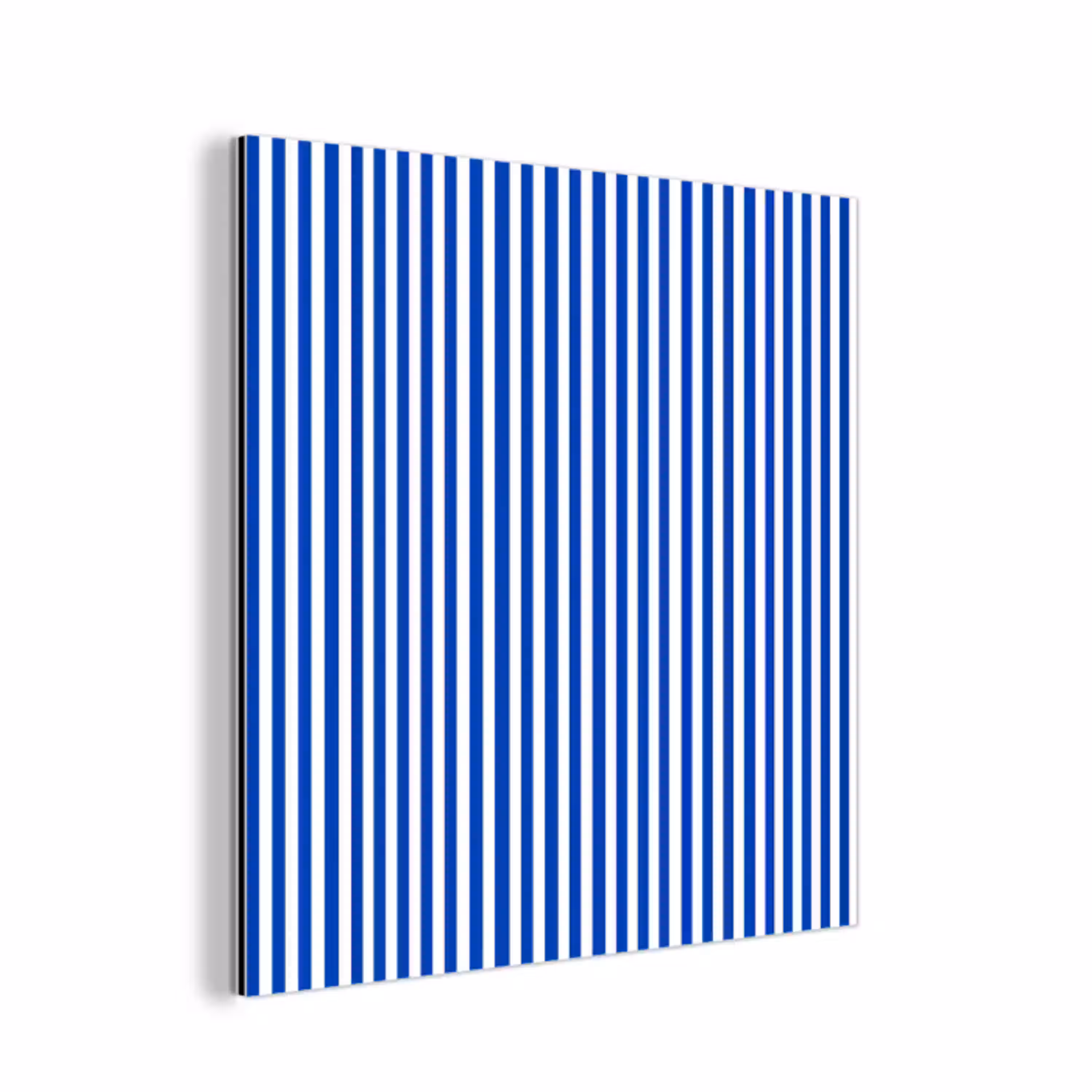 Klassiek - Strepen - Blauw aluminium wit klein 46 -3d