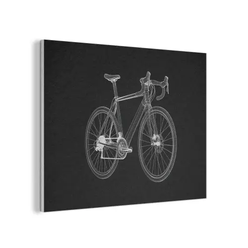 Lijnen - Illustratie - Wit PET vilt klein -3d