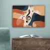 Sleutel - G - Abstract - Beige canvas 2cm klein -sfeer4