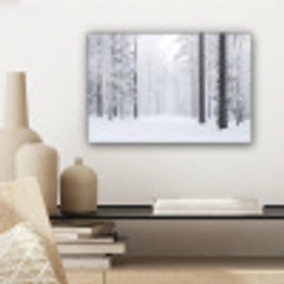 Bos - Sneeuw - Pad - Winter - Stilte canvas 2cm klein -sfeer6