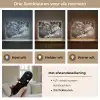Leeuwen - Dieren - Zwart - Wit - Leeuw Light Box met batterij (Wandlamp) middel -USP_lichtkleurNL
