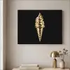 Ijs - Goud - Zwart - Eten Textielframe zwart klein -sfeer2