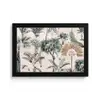 Tropisch - Bomen - Bladeren - Jungle fotolijst zwart zonder passe partout klein -3d