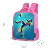 Neon - Voetbal - Schop - Kleurrijk Kinderrugzak - Roze middel -productfoto_formaten