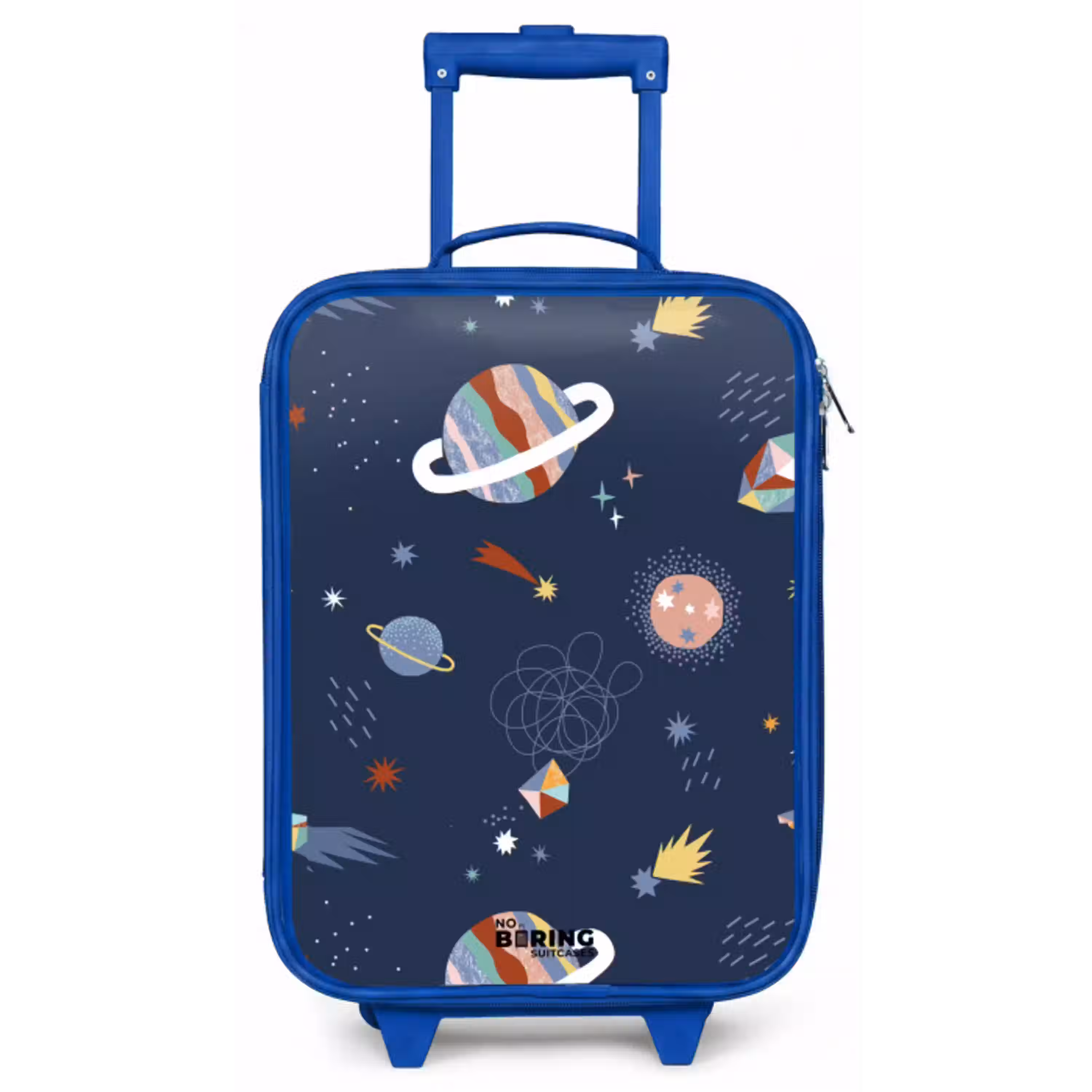 Planeten in de hemel Kinderkoffer - Blauw klein -zz3dotto