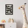 Beige - Japandi - Cake - Decoratie fotolijst zwart zonder passe partout klein -usfeer4_kinderkamer