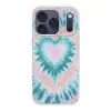 Hartvormig - Tie dye - Pasteltinten - Lichtgroen Telefoonhoesje iPhone 17 Pro klein -3d
