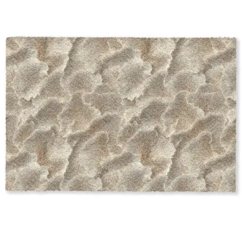 Waaierstructuren - Beige - Vezeltextuur Deurmat klein 898 -zkaufland3d
