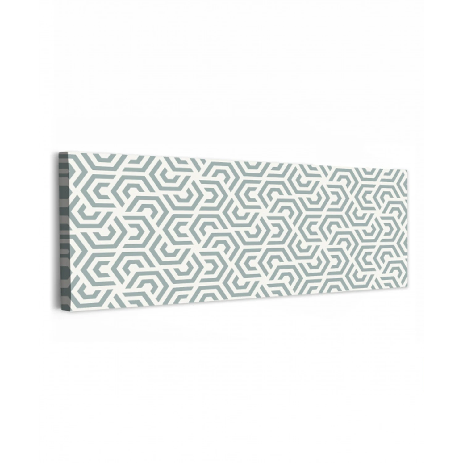 Design - Lijn - Patroon - Groen canvas 2cm klein 828 -z3d