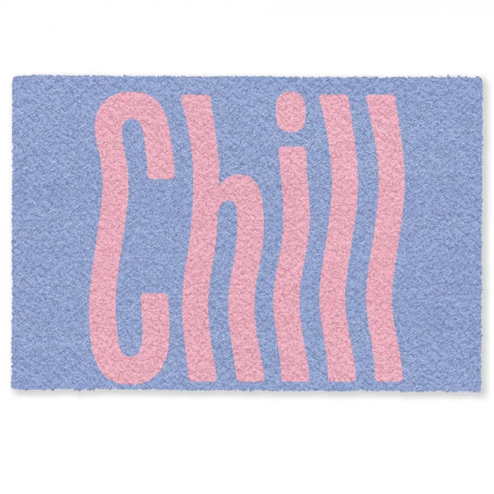 Chill - Roze - Blauw - Golvend Deurmat klein -zkaufland3d