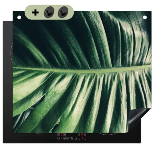 Tropisch - Inductie mat - Natuur - Inductie beschermer - Jungle Inductie beschemer met haakjes middel -3d