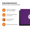 Passievrucht - Zaadjes - Paars - Minimalistisch Inductie beschermer vinyl 3mm klein -zzzzzzz-td-ups