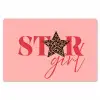 Star girl - Roze - Panter - Ster Placemat vinyl groot -zzsfeer1_Kitchenyeah-website
