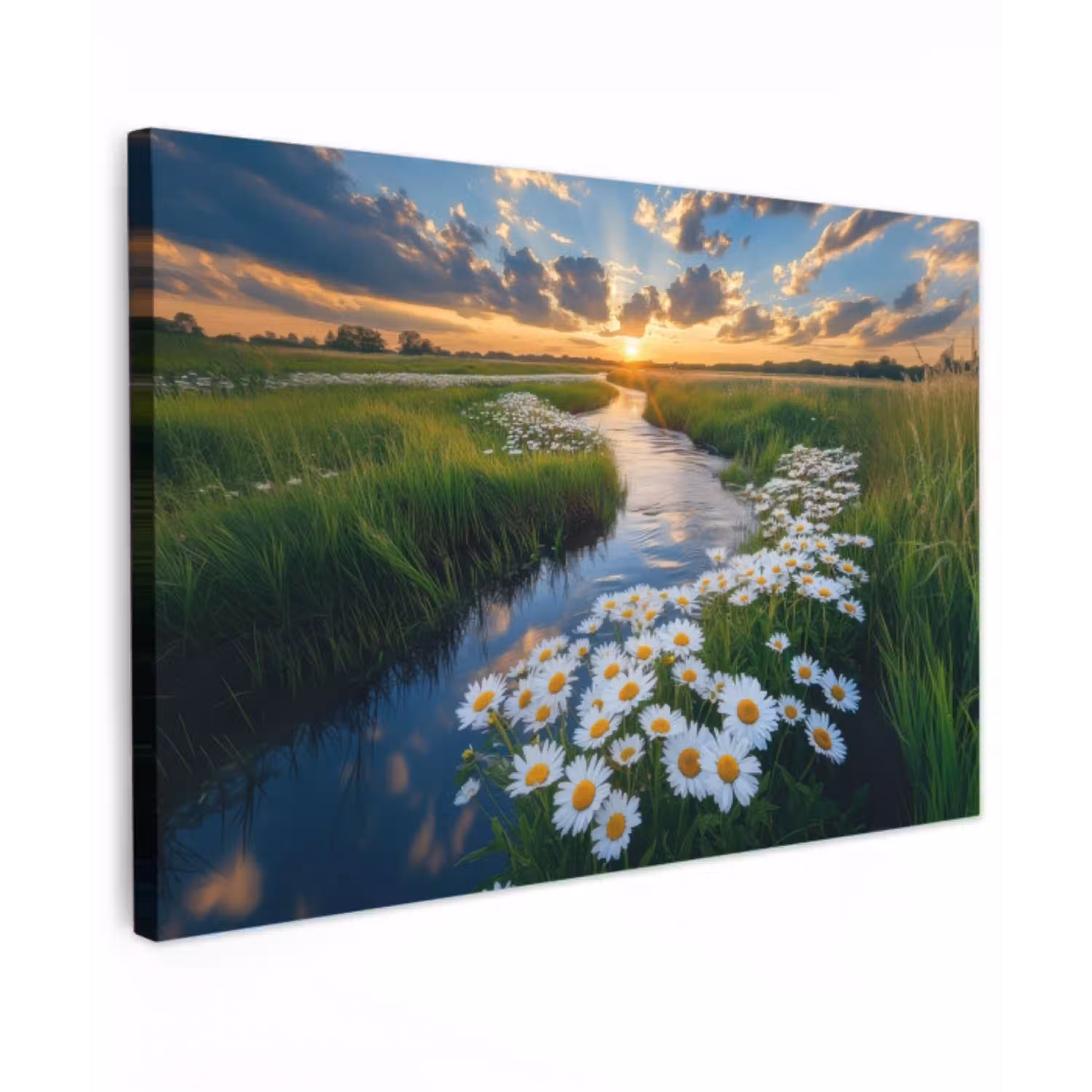 Beekje - Landschap - Margriet canvas 2cm klein -z3d