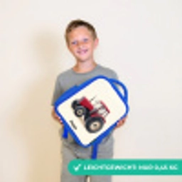 Tractor - Getekend - Rood Kinderrugzak - Blauw middel -sfeer1_DE