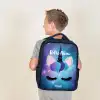 Eenhoorn op een sterrenhemel achtergrond Rugzak - Zwart middel -sfeer2