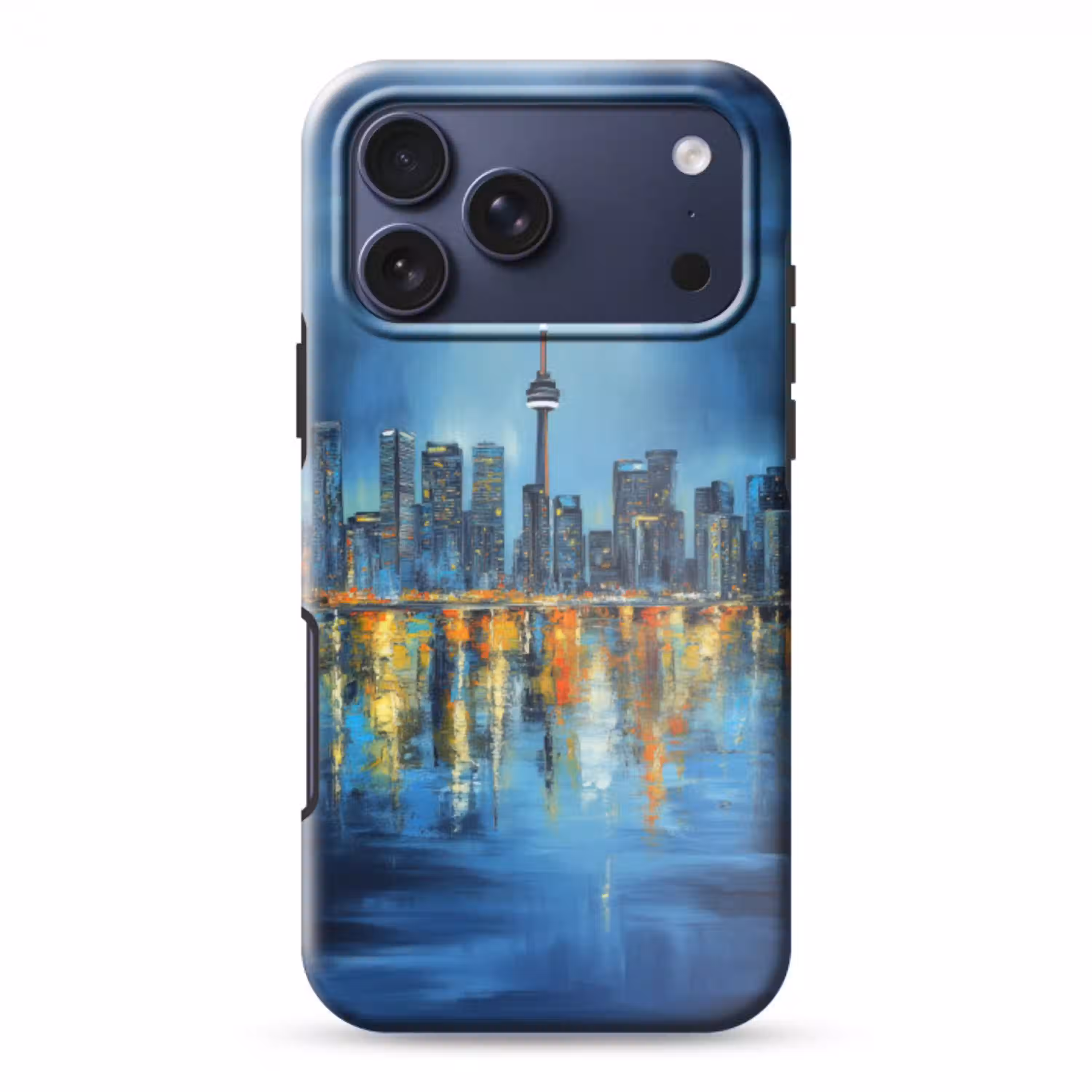 Skyline Toronto - Water - Stadslichten - Toren Toughcase MagSafe Apple iPhone 17 Pro Max klein -3d