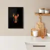 Kreeft - Oranje - Zwart - Modern KitchenYeah - Keuken - Fotolijst klein -sfeer1