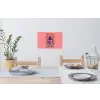 Paars - Kever - Stipjes - Bloemen Muursticker klein -eettafel