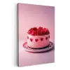 Taart - Hart - Roze KitchenYeah - Keuken - Canvas klein -3d