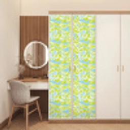 Modern - Bloemen - Groen deurposter klein 289 -sfeer3